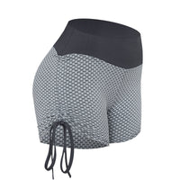 Fashionable Ladies Mesh Honeycomb Yoga Shorts