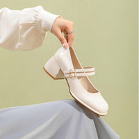French-style High-heel Mary Jane Shoes For SpringSummer