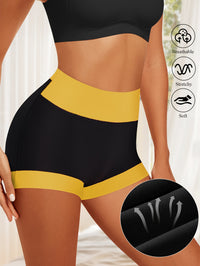 Color Matching High Waist Briefs Women's Underwear