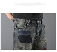 Pu Shuai Scrape Plus Size Fifth Pants Trendy