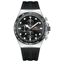 Mens Sporty Casual Watch Multifunction Quartz Watch