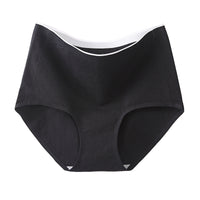 Pure Cotton High Waist Comfortable Pure Color Simple Stretch Underwear Women