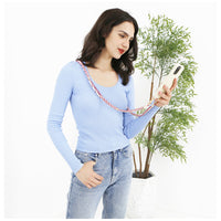 Niche Crossbody Mobile Phone Charm Handmade Weave Vintage Pastoral Style Non-heritage Handmade Mobile Phone Strap