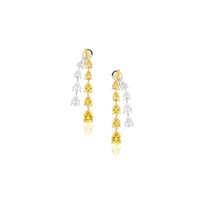 Double-layer Waterdrop Earrings 18K Gold-plated