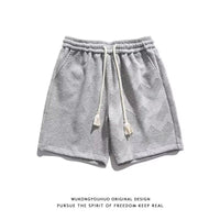Sports Straight Geometric Jacquard Men's Fifth Pants