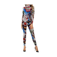 Halloween Skull Funny Slim Fit Bodysuit