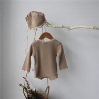 Fashion Girl's Long Sleeve Triangle Creeper
