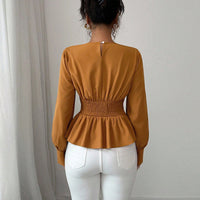 Fashionable New-style Fitted Pullover Blouse For Women