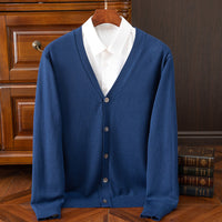Versatile Casual Solid Color Coat Top Long Sleeve Loose Sweater