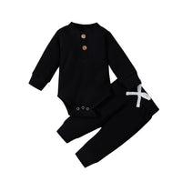 Infant Cotton Long-sleeved Jumpsuit Trousers Suit