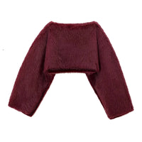 Artificial Fur Effect Temperament Versatile Short Top