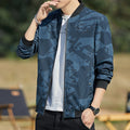 Men's Jacket Stand Collar Casual Baseball Uniform Thin Camouflage Jacket