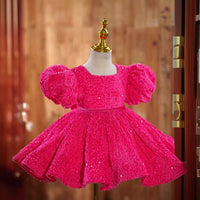 Girl Jumpsuit Costume Western Style Flower Girl Short Skirt