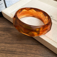Dopamine-inspired Geometric Resin Bracelet