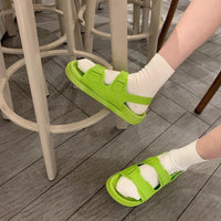 Sandals Fairy-Style Flat Roman Shoes For Beach Vacation And Students