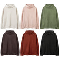 Hooded Sweater Loose All-matching Solid Color Men