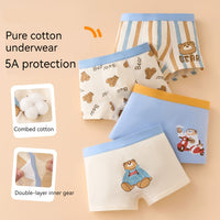 Boys' Cotton Printing Boxer Shorts