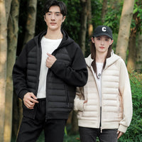 Women's Stitching Fashion Personality Down Jacket