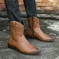 Retro High-top Leather Shoes Ankle Boots Casual