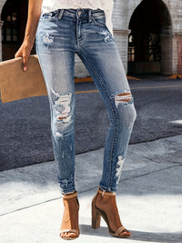 Jeans Women's High Elastic Slim Fit Slimming