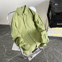 Men's Hong Kong Style Trendy Loose Casual Shirt