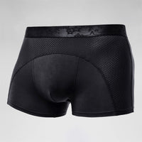 Men's Underwear Ice Silk Mesh Boxers Sports Boxer Shorts