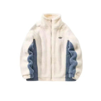 Loose Thickened Cotton Padded Coat Stand Collar Simple Fashionable Cotton Coat