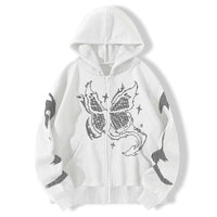 Casual Loose Sweatshirt Men's Cardigan Jacket