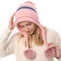 Ladies' New Autumn Fleece Warm Ball Knitted Hat