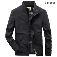 Loose Casual Stand Collar Jacket Men's Top