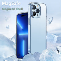 Straight Edge Airbag All-inclusive Drop-resistant Magnetic Transparent Phone Case