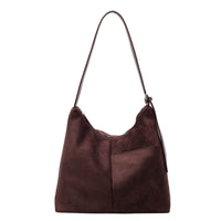 Suede-look High-capacity Versatile Crossbody Bag