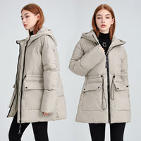 New, Versatile And Stylish Cotton-padded Jacket With A Hood
