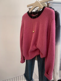 Idle Style Soft Glutinous Inner Wear Base Knitwear Top