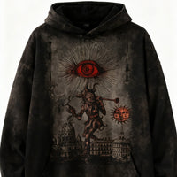 Fashion Casual Printed Polyester Sweater