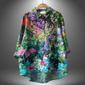 Womens Casual Long-sleeve Shirt Top