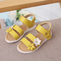 Shoes Flat Bottom Simple Flowers Children's Beach