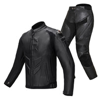 Wind-proof Motorcycle Leather Pants Suit For Men And Women