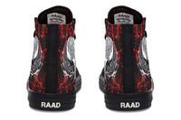 Printed Couple High Top Canvas Shoes