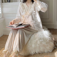Princess-style Thickened Long-sleeve Loungewear Set