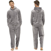 Flannel Grey Simple Home Men's Pajamas