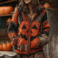 European And American Style Halloween Knitted Sweater