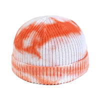 Cotton Tie-dye Dome Warm Knitted Hat