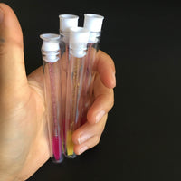 Transparent Tube Packaging Color Rod One-off Eyelash Brush