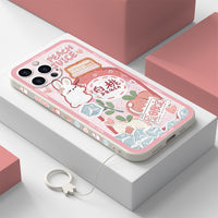 Liquid Silicone Sprite Side View Phone Case