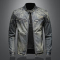Vintage Zipper Jacket Coat For Men