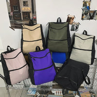 Backpack Men's And Women's Simple Fashion Trend Large Capacity