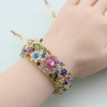 Womens Diamond-encrusted Full-circle Bracelet