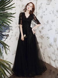 New Black High-end, Luxurious-feel Slimming Dress