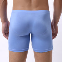 Loose Fitting Anti-friction Flat Corner Casual Sports Mid-waist Briefs